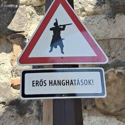 Beware of loud noises. Eg, during re-enactments