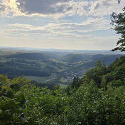 Aussicht von der Hütte