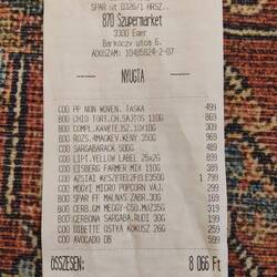 My shopping. Some words are familiar. All of $36 AU