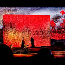 Radamès being condemned to death for treason ... Aida ... Teatro dell’Opera di Roma at Circo Massimo