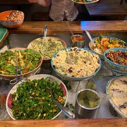 Half the buffet