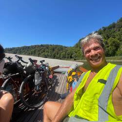On the first ferry