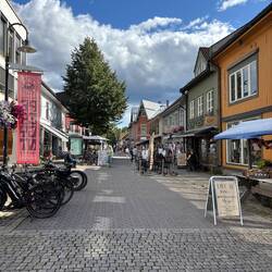 Die Mainstreet von Lillehammer.