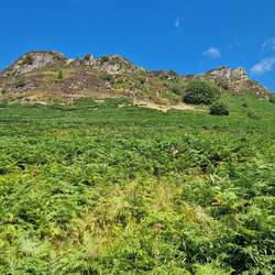 I think this is Craig Cnwch-glas on the east side of Doethie valley