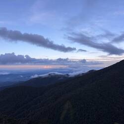Clouds rolling in