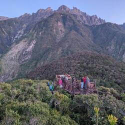 Mount Kinabalu getting lighter