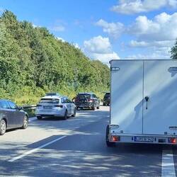 Kaum in Deutschland - Stau