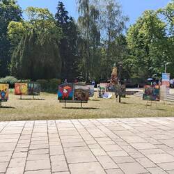 Outside