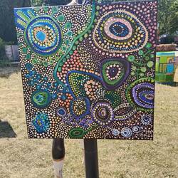Aboriginal dot painting?????