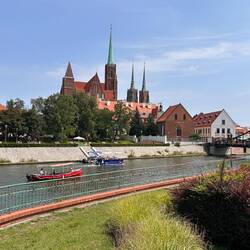 Blick zur Dominsel - jetzt Halbinsel