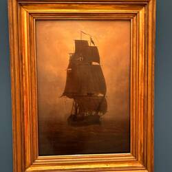 C.D. Friedrich: Segelschiff, ca. 1815