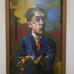 Kokoschka: Selbstbildnis mit gekreuzten Armen, 1923