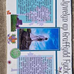 Llywelyn ap Gruffydd Fychan information board