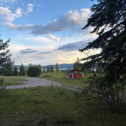 Ussicht vom Camping