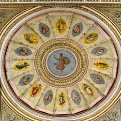 Beautifully frescoed ceiling ... Palazzo Barberini. — Roma, Italy.
