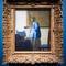 "Woman in Blue Reading a Letter" by Johannes Vermeer (1662-64) ... National Gallery of Antique Art.