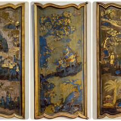 Gilded oriental panels ... Palazzo Barberini — Roma, Italy.