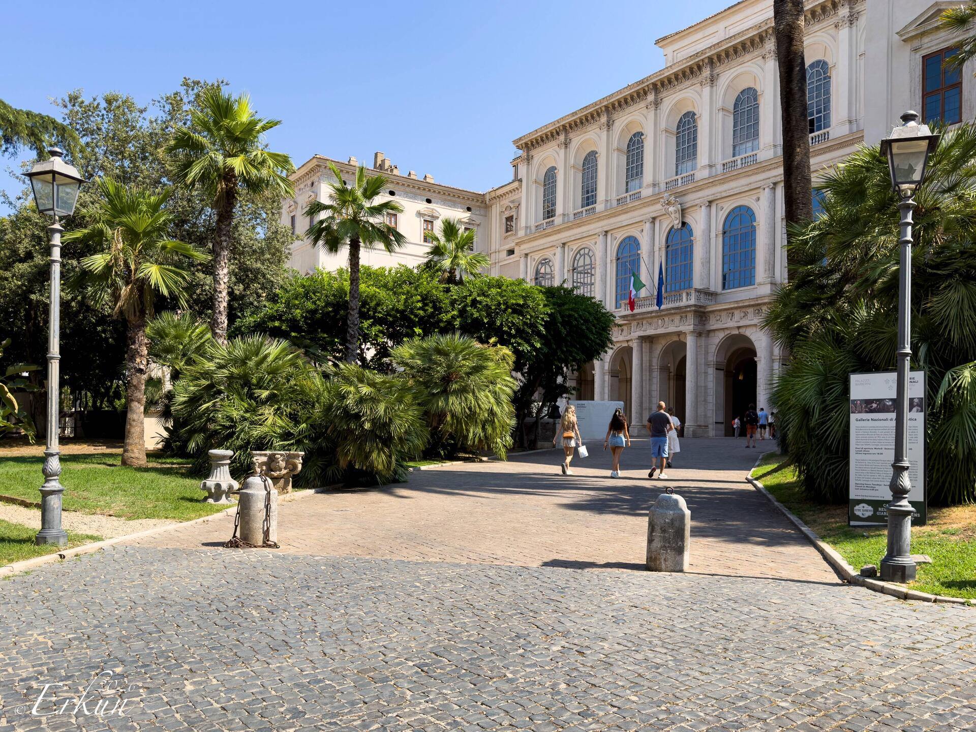Palazzo Barberini ... one of two venues of the National Gallery of Antique Art — Roma, Italy.
