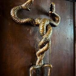 Ornate door handle ... Palazzo Barberini — Roma, Italy.