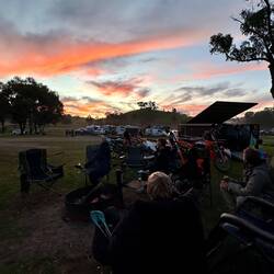 Campsite sunsets