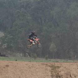 Lachie flying high