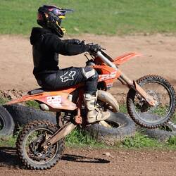 Lachie loves the wheelies