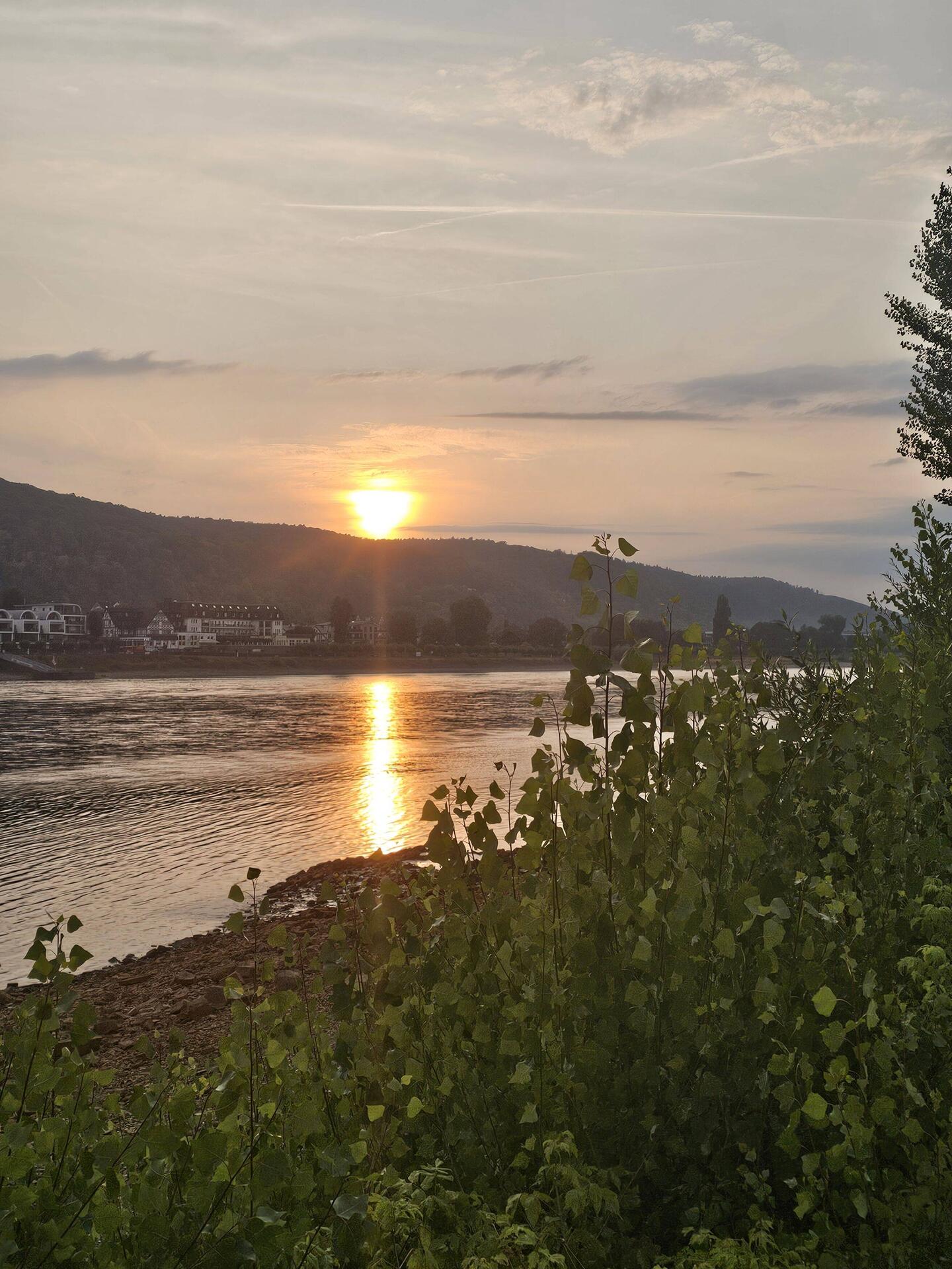 Sonnenuntergang gestern abend