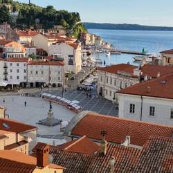 Piran Main Square and Harbour.
