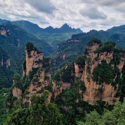Auf dem Yuanjiajie-Plateau ...