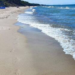Kilometer langer Sandstrand