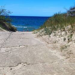 Ab zum Strand