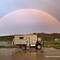 Regenbogen zum Tagesschluss
