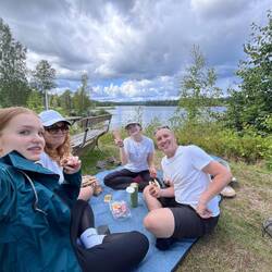 Lunch by the lake