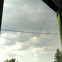 Clouds looking ominous