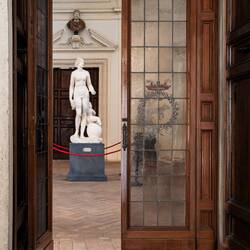 Entrance to the National Gallery of Antique Art — Palazzo Corsini, Roma.