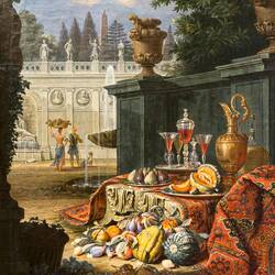 "Preparations for Dinner" (Christian Berentz) — Palazzo Corsini, Roma.
