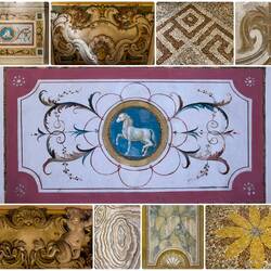 Architectural details from around Palazzo Corsini, Roma.