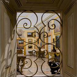Peeking through to the First Gallery — Palazzo Corsini, Roma.