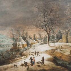 "Winter Landscape" (Lucas van Uden) — Palazzo Corsini, Roma.