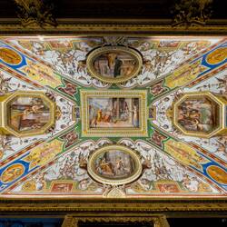 "Story of Solomon" ... ceiling fresco from the Room of the Alcove — Palazzo Corsini, Roma.