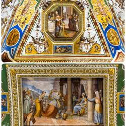 "Story of Solomon" ... ceiling detail from the Room of the Alcove — Palazzo Corsini, Roma.