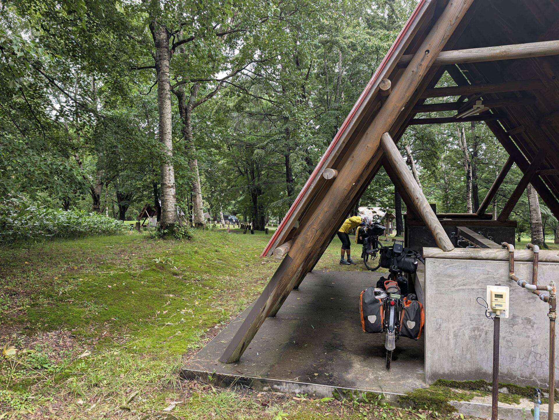 Breaking camp