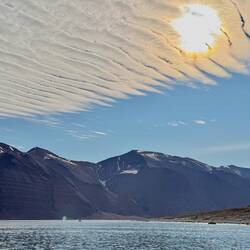 reizvolle Wolkenformation