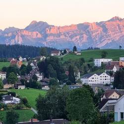 Vögelinsegg mit Blick auf Speicher und Alpstein