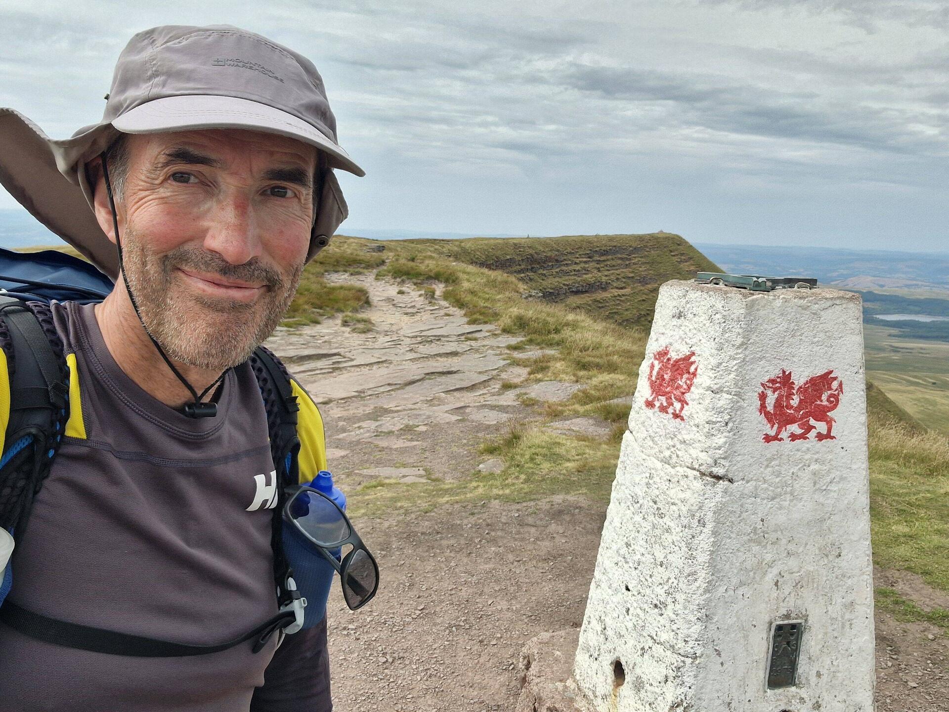 Fan Brycheiniog 892m trig point