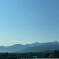 Erster Blick auf die Berge