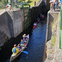 Auch kleine Boote dürfen