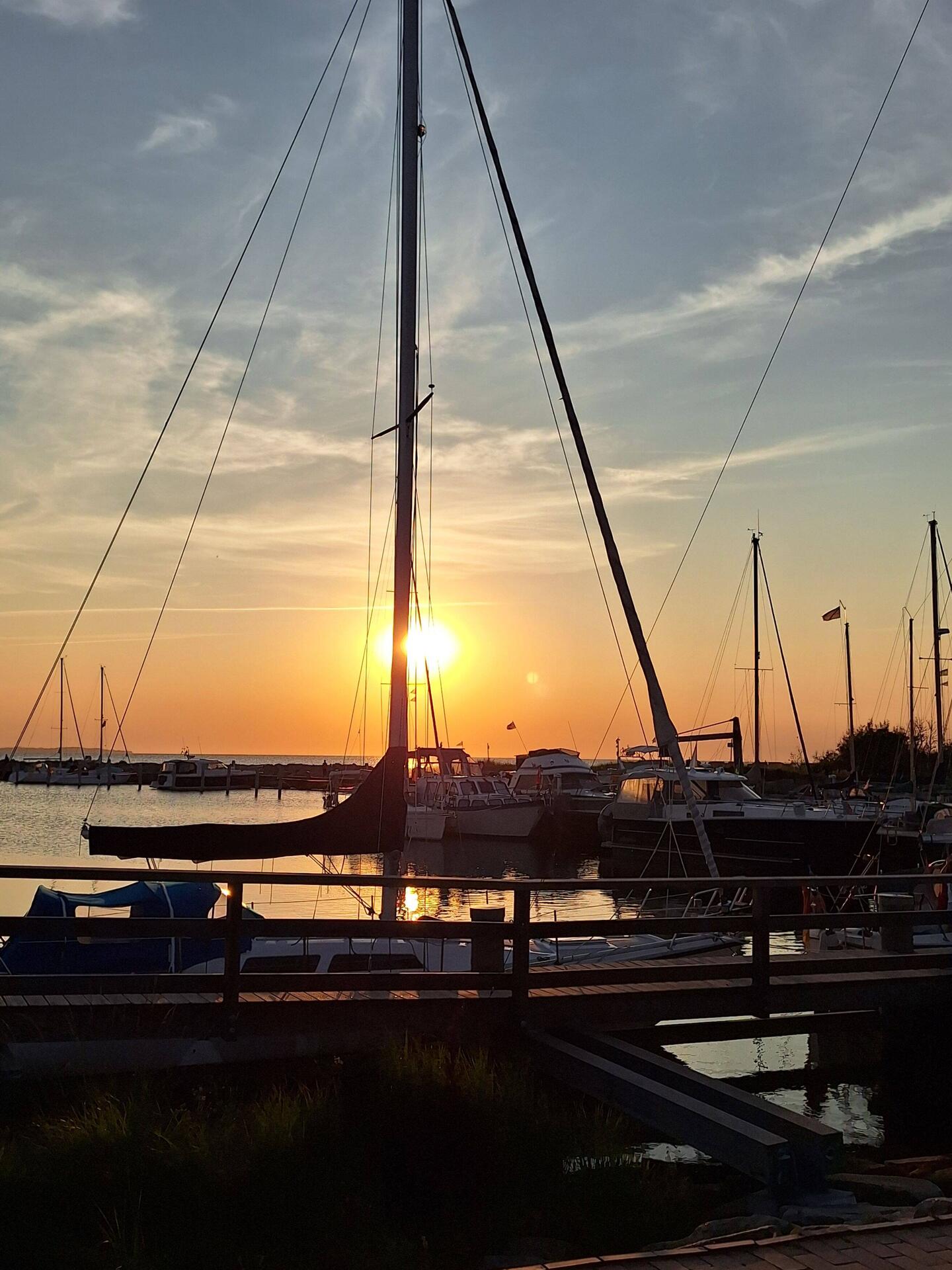 Sonnenuntergang auf der Insel Poel