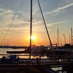 Sonnenuntergang auf der Insel Poel