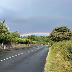Die letzten Schauer und Regenbögen